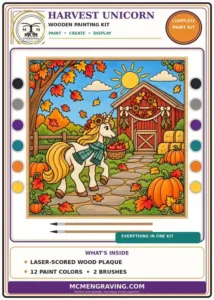Harvest Unicorn package label