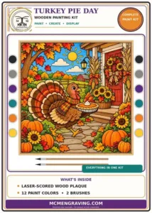 Turkey Pie Day package label