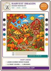 Harvest Dragon package label