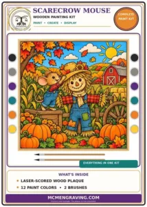 Scarecrow Mouse package label