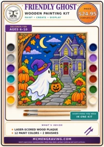 Friendly Ghost package label