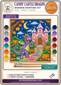 Candy Castle Dragon package label